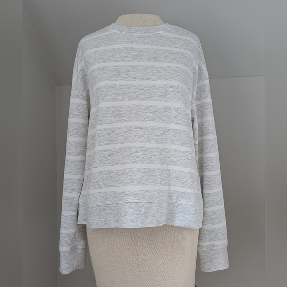 Danskin Cozy Striped Long Sleeve Top - Picture 2 of 11